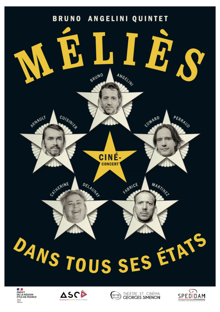 Affiche Ciné-concert Méliès dans tous ses états